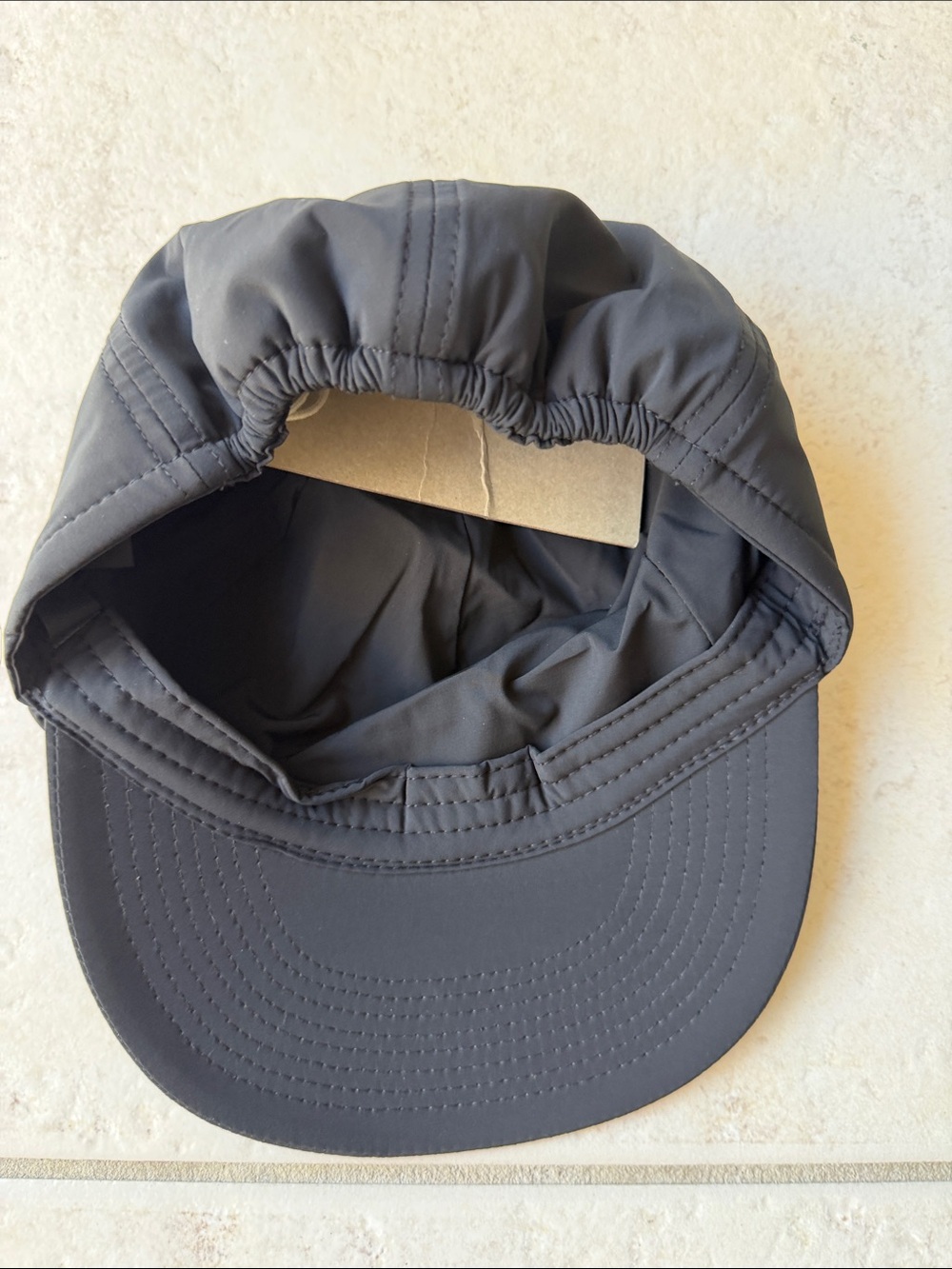 NWT Fear of God Essentials Black Nylon Baseball Cap with Logo Patch - Picture 3 of 5